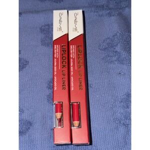The Creme Shop Liplock Lip Liner Duo, Roses Are, CR-LI-LLLRA, LOT OF 2, New